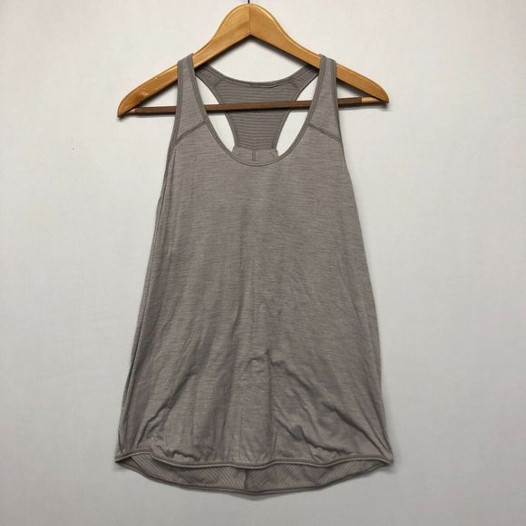 Lululemon Women Sleeveless Active Tank Top Size 6 Cross Back Racerback M123 -23 - Picture 1 of 10